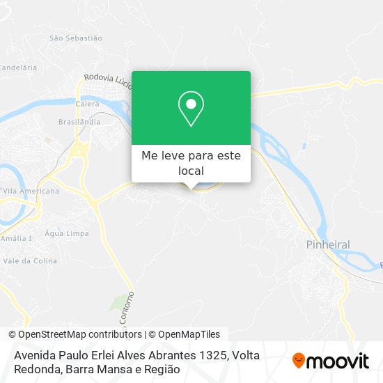 Avenida Paulo Erlei Alves Abrantes 1325 mapa