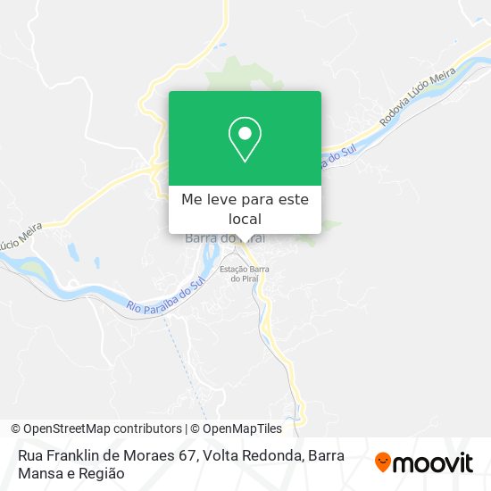 Rua Franklin de Moraes 67 mapa