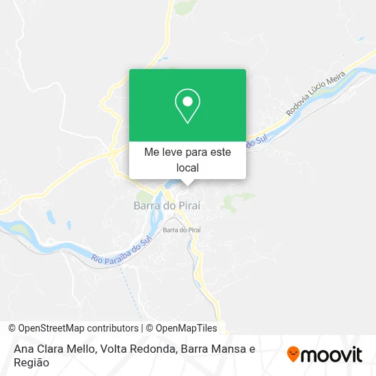 Ana Clara Mello mapa