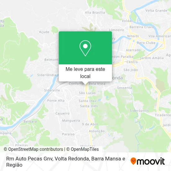 Rm Auto Pecas Gnv mapa
