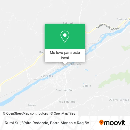 Rural Sul mapa
