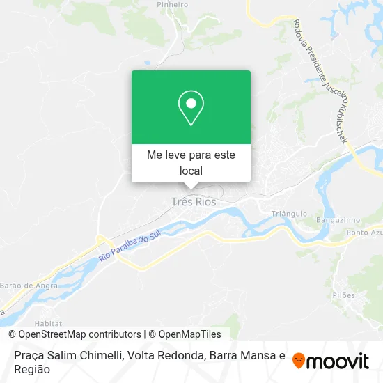 Praça Salim Chimelli mapa