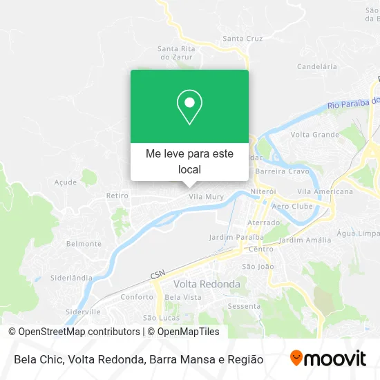 Bela Chic mapa