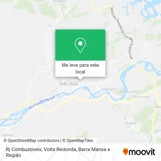 Rj Combustíveis mapa