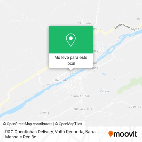 R&C Quentinhas Delivery mapa