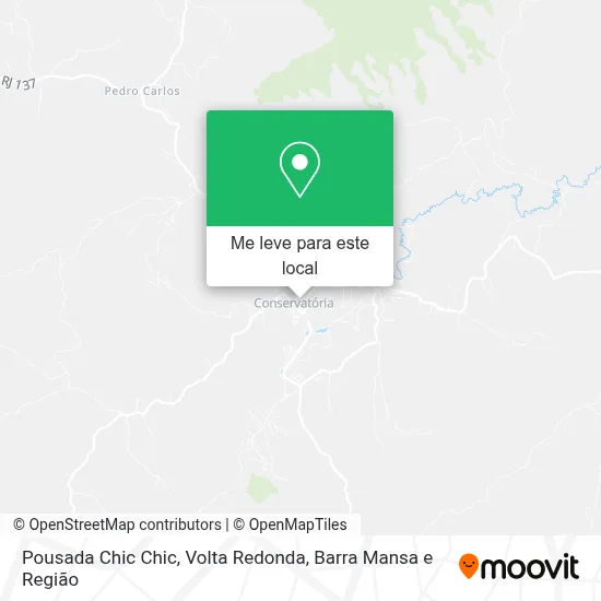 Pousada Chic Chic mapa