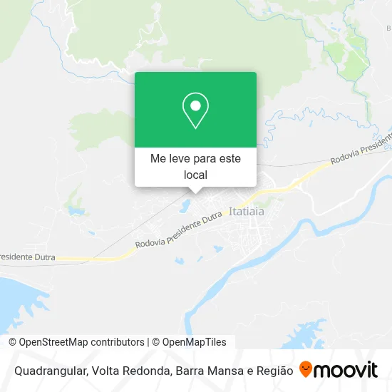Quadrangular mapa