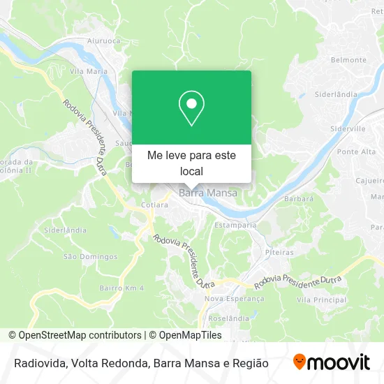 Radiovida mapa