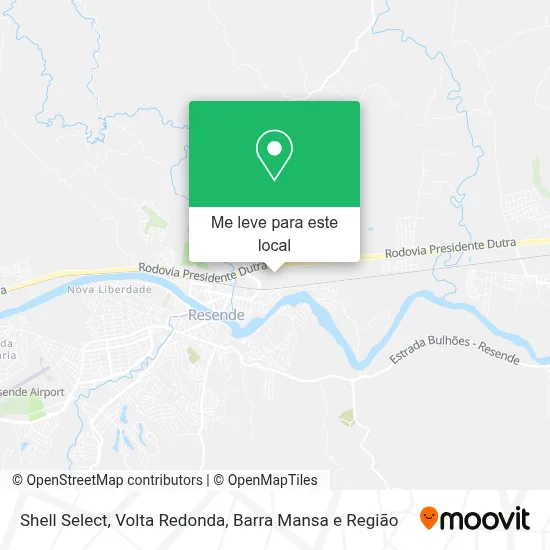 Shell Select mapa