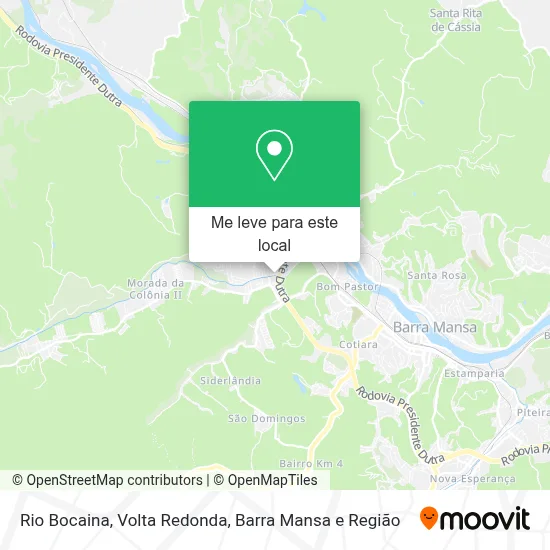 Rio Bocaina mapa