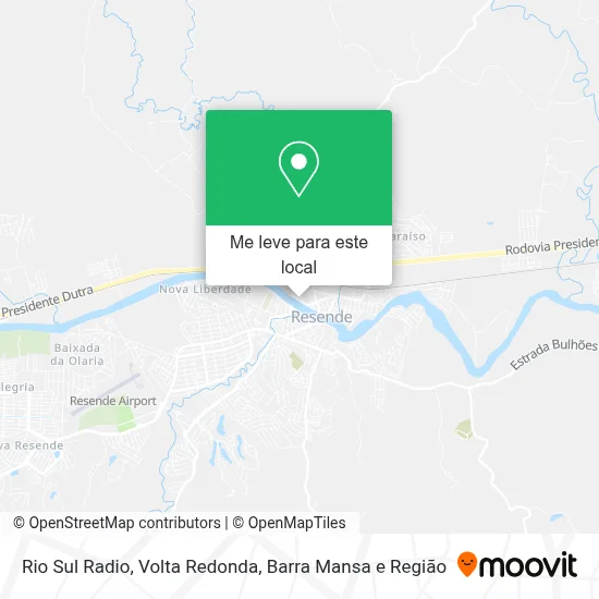 Rio Sul Radio mapa
