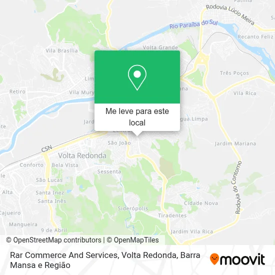 Rar Commerce And Services mapa