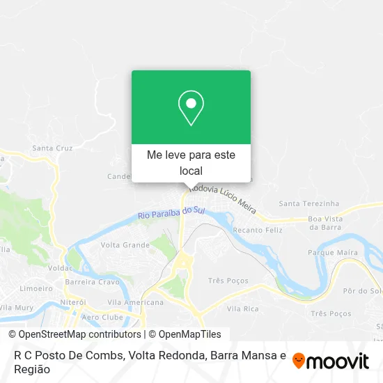 R C Posto De Combs mapa