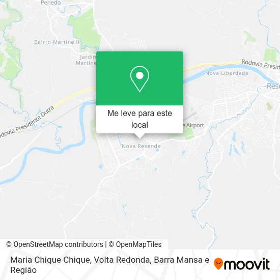 Maria Chique Chique mapa