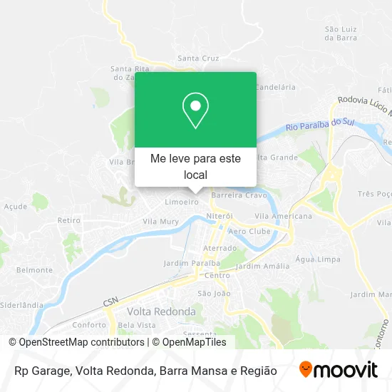 Rp Garage mapa