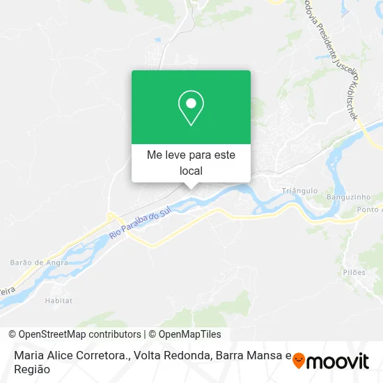 Maria Alice Corretora. mapa