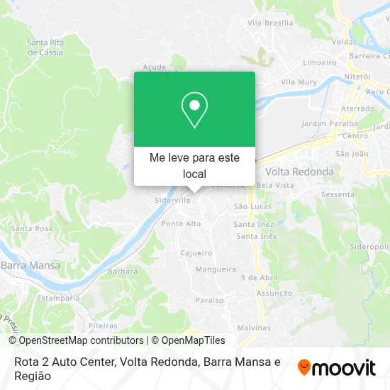 Rota 2 Auto Center mapa