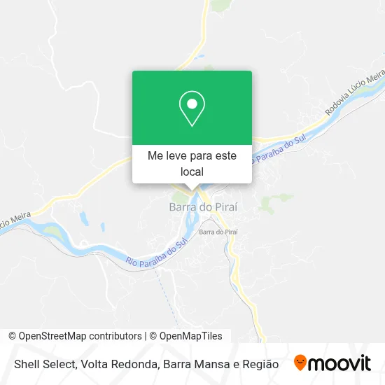 Shell Select mapa
