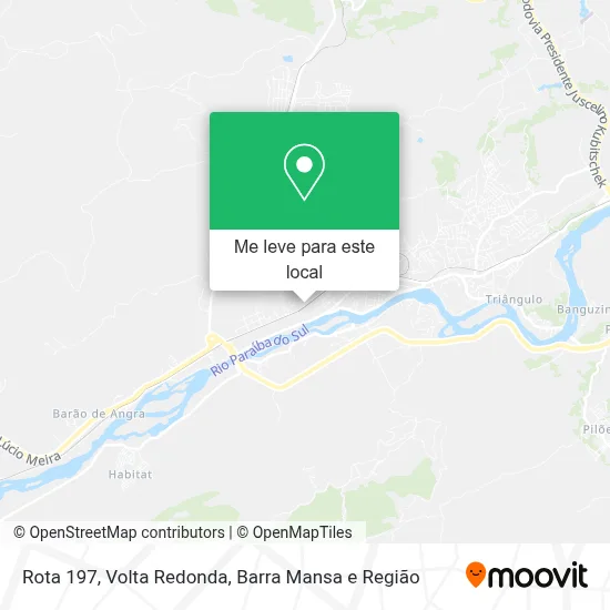Rota 197 mapa