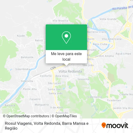 Riosul Viagens mapa