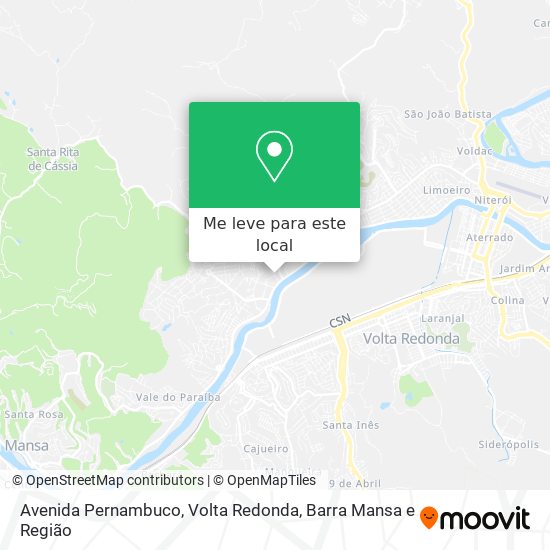Avenida Pernambuco mapa