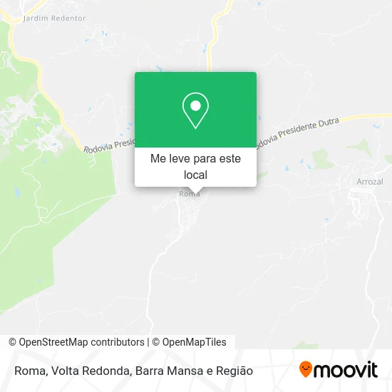 Roma mapa