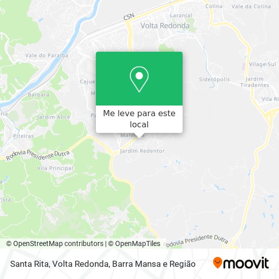 Santa Rita mapa