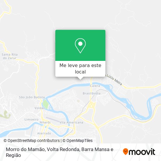Morro do Mamão mapa
