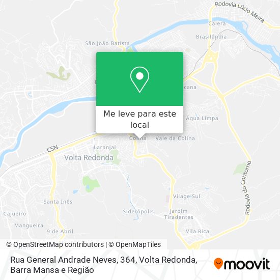 Rua General Andrade Neves, 364 mapa