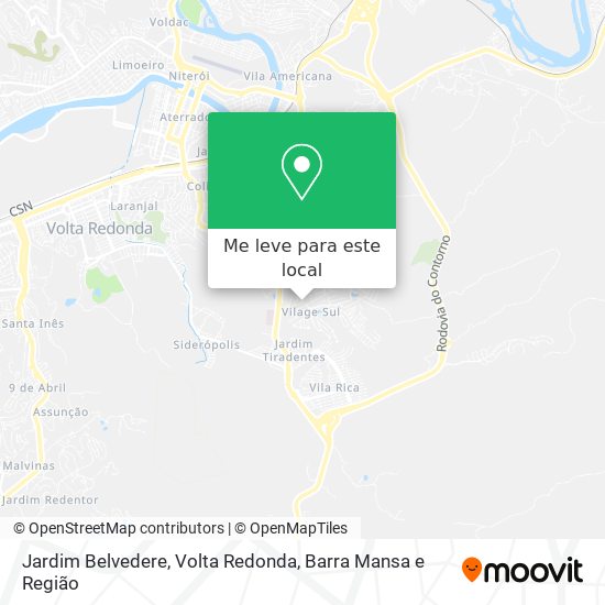 Jardim Belvedere mapa