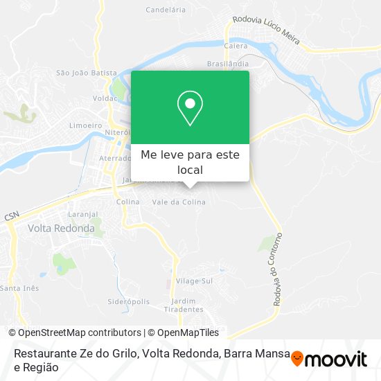 Restaurante Ze do Grilo mapa