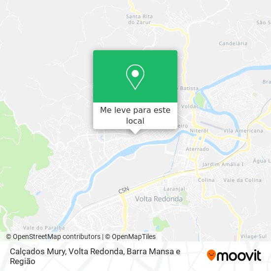 Calçados Mury mapa