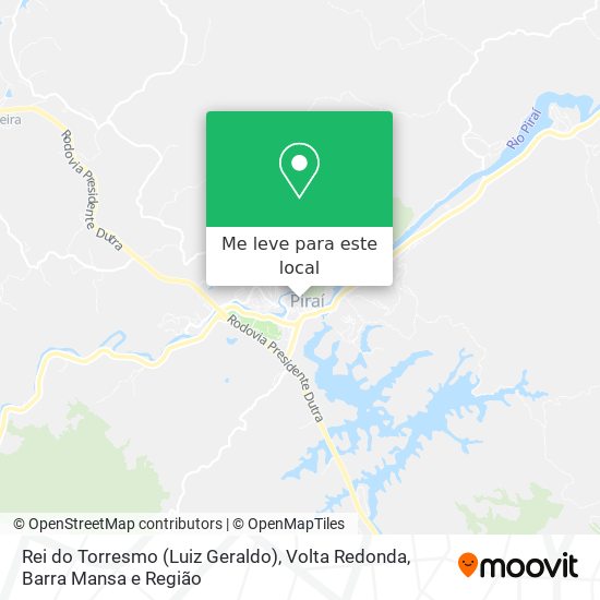 Rei do Torresmo (Luiz Geraldo) mapa