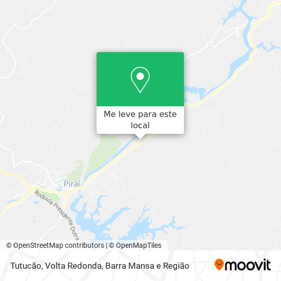 Tutucão mapa