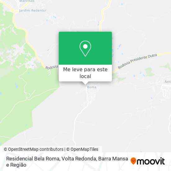 Residencial Bela Roma mapa