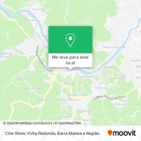 Cine Show mapa