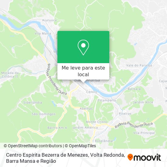 Centro Espírita Bezerra de Menezes mapa