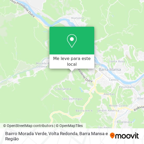 Bairro Morada Verde mapa