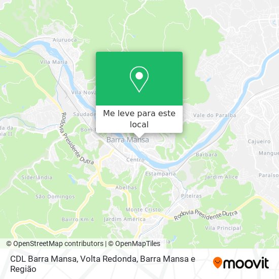 CDL Barra Mansa mapa