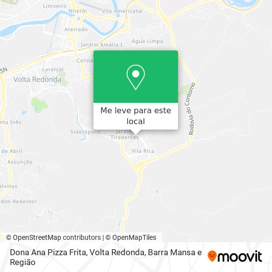 Dona Ana Pizza Frita mapa