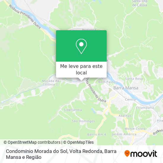 Condomínio Morada do Sol mapa
