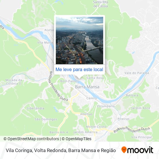 Vila Coringa mapa