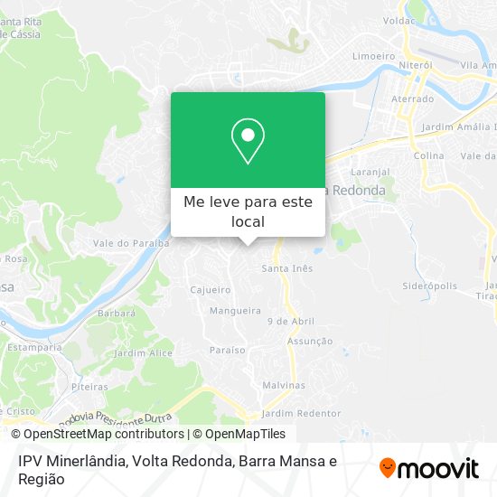 IPV Minerlândia mapa