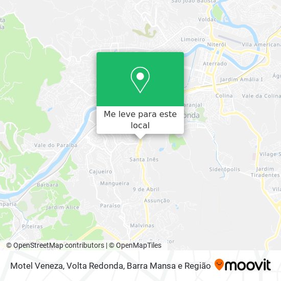 Motel Veneza mapa