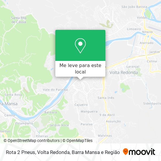 Rota 2 Pneus mapa