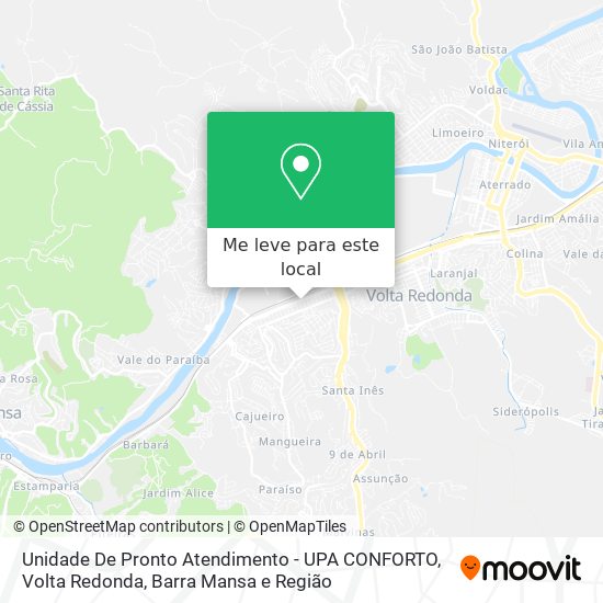 Unidade De Pronto Atendimento - UPA CONFORTO mapa