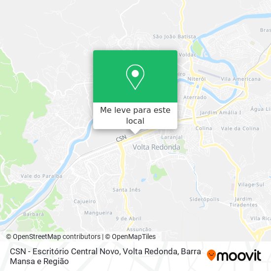 CSN - Escritório Central Novo mapa
