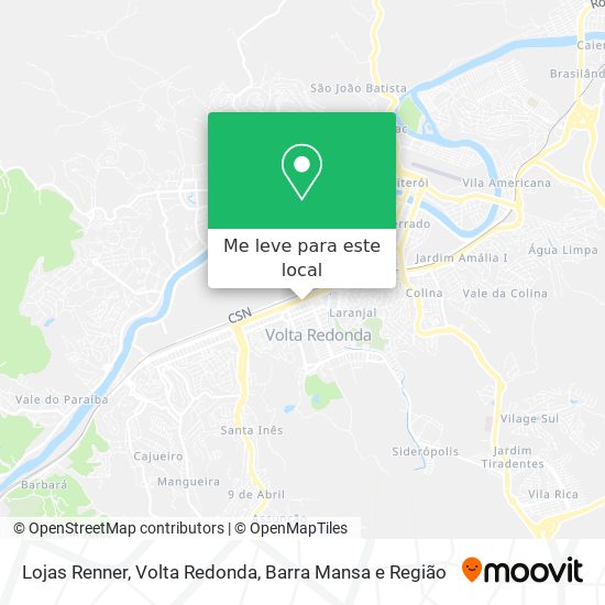 Lojas Renner mapa