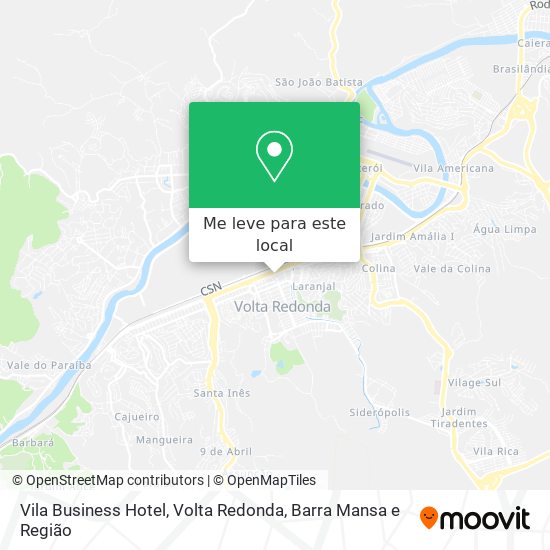 Vila Business Hotel mapa