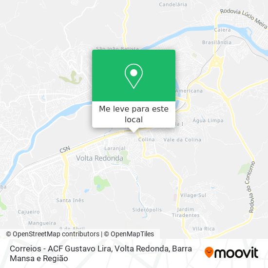 Correios - ACF Gustavo Lira mapa